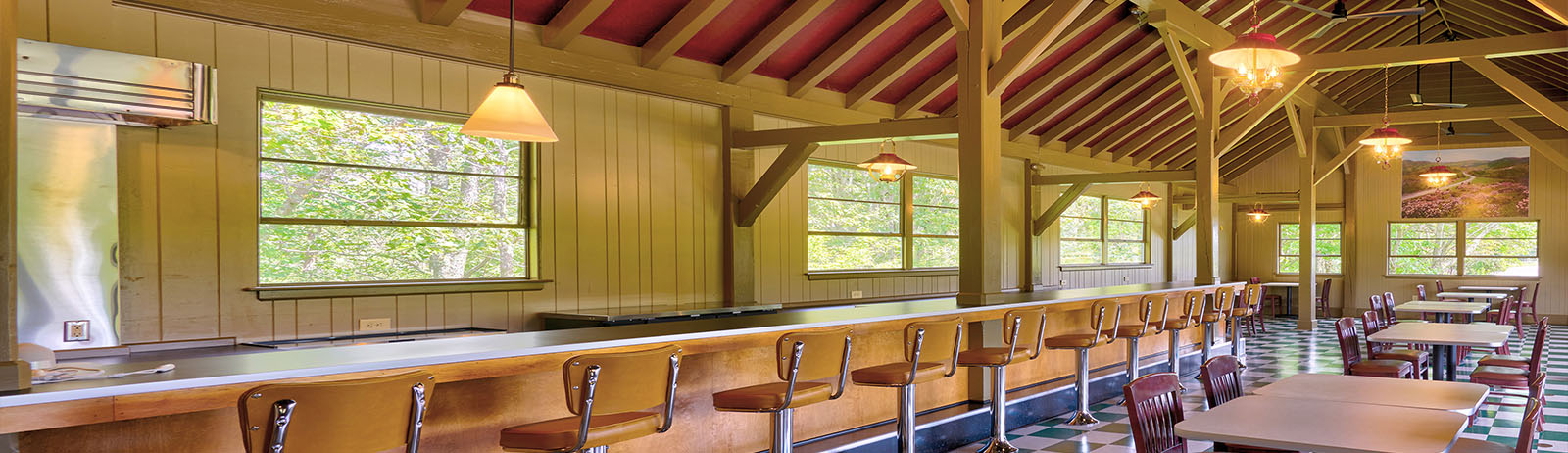 Bluffs Restaurant Doughton Park by David Huff